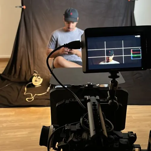 Estúdio de gravação de vídeo